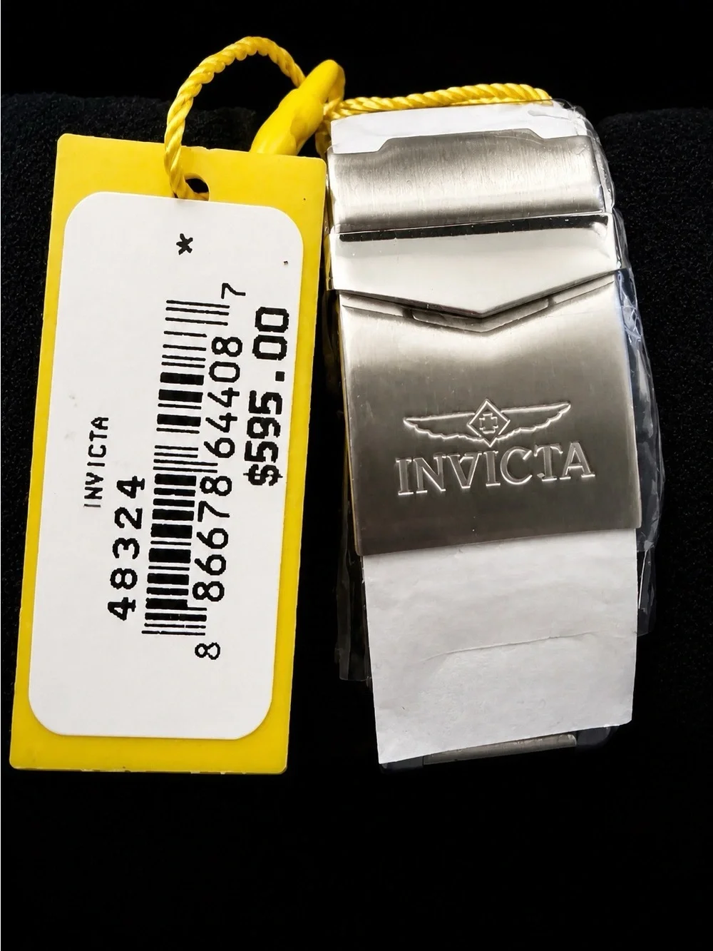 Invicta Silver Stainless Steel Chronograph Men’s Watch